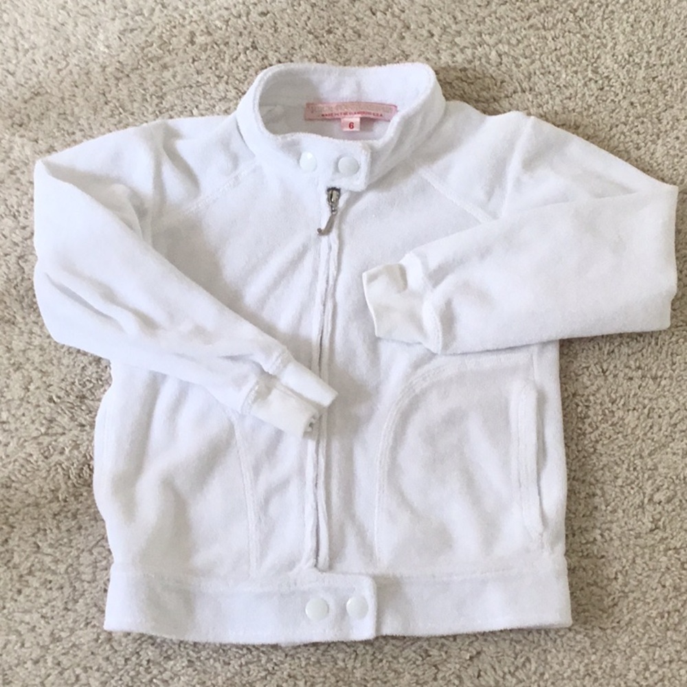 Juicy Couture White Zip-Up Jacket